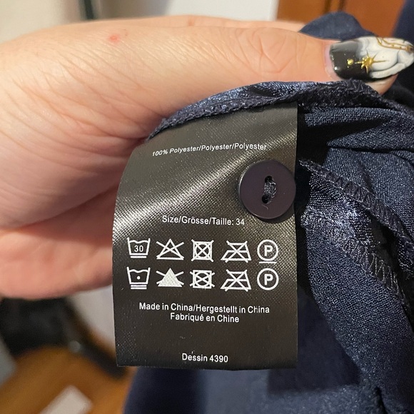 BAUM UND PFERDGARTEN NWT Aneto Dress Navy sz 34 | sz‎ 4 - Picture 7 of 9